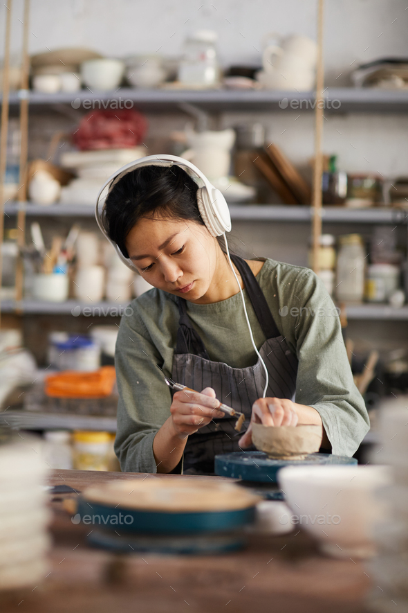 Potter inspired with music - Stock Photo - Images