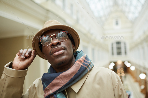 African Man in Street - Stock Photo - Images