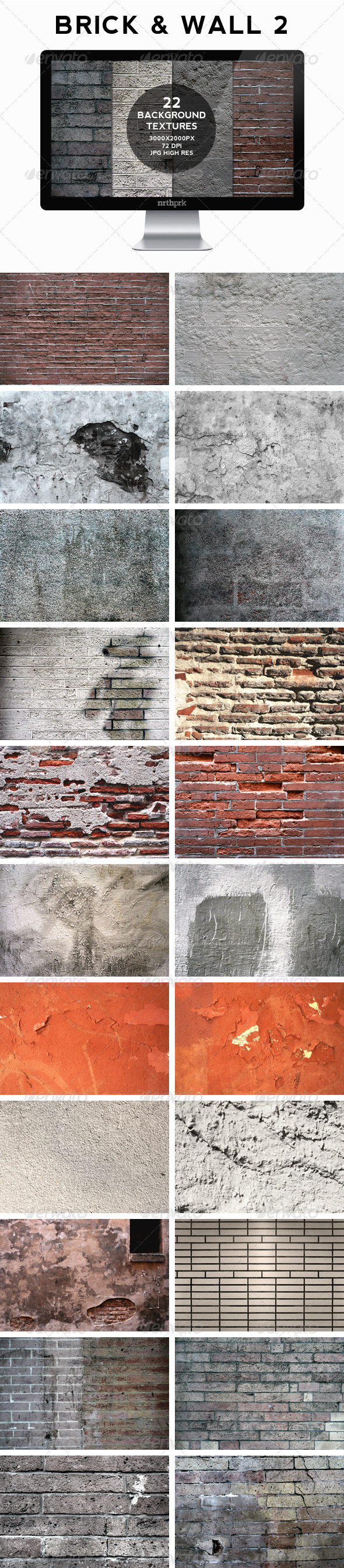 Brick & Wall 2 - Concrete Textures