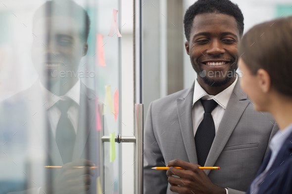 African Businessman Planning Startup - Stock Photo - Images