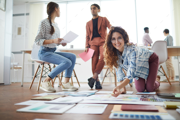 Contemporary Business Team Planning Project - Stock Photo - Images