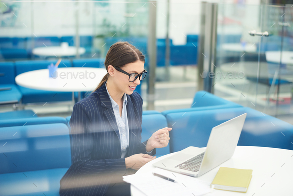 Young Businesswoman in Internship - Stock Photo - Images