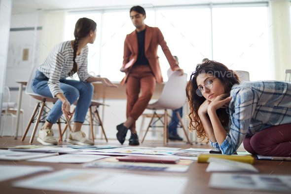 Contemporary Businesspeople Planning Project - Stock Photo - Images