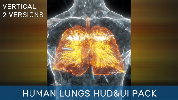 Human Lungs HUD UI Pack