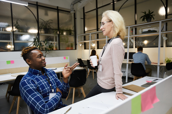 Discussing ideas for new project - Stock Photo - Images