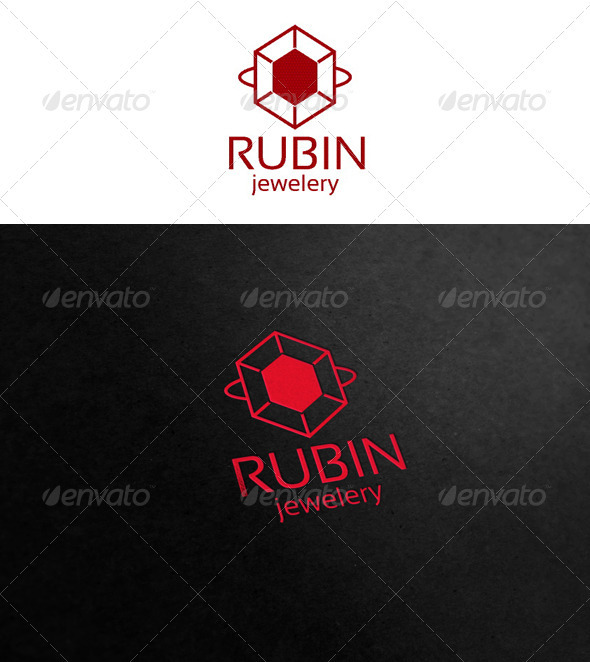 Rubin - jewelry logo - Symbols Logo Templates