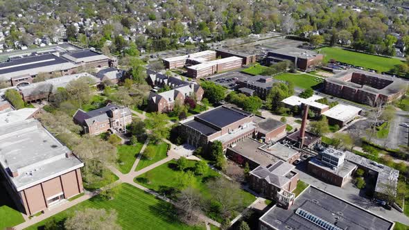 Capital University in Columbus Ohio - Aerial Drone footage of the ...