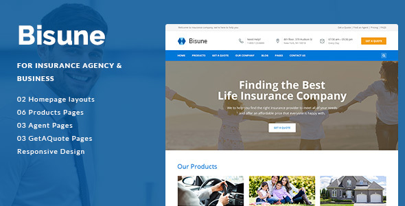 Bisune - Insurance - ThemeForest 19195162