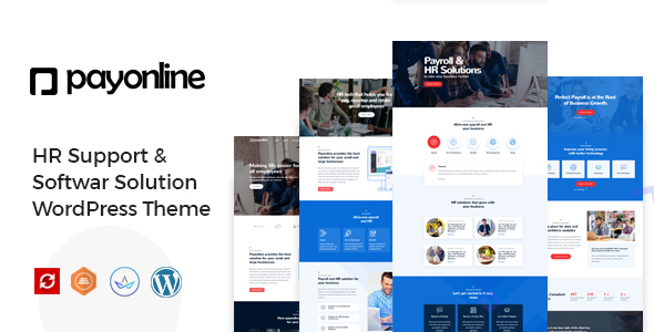 Payonline - Online Payroll and HR Software WordPress Theme
