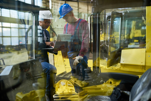Discussing Work Results with Superior - Stock Photo - Images