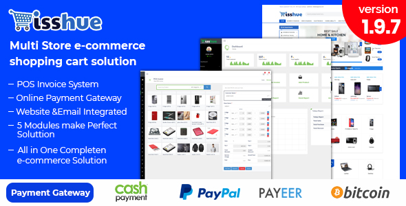 Isshue – Multi Store eCommerce Shopping Cart Solution