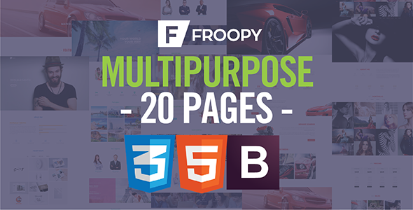 Froopy - One - ThemeForest 19537766
