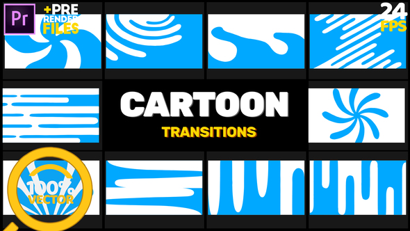 Cartoon Transition // MOGRT
