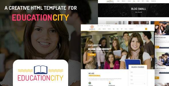 Education City –  University Learning & LMS HTML Template