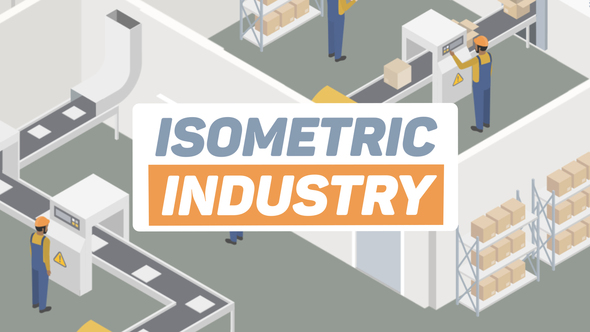 Isometric Industry - VideoHive 24401244