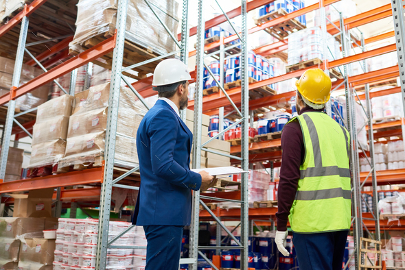 Workers in Warehouse - Stock Photo - Images
