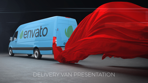 Delivery Van Presentation - VideoHive 24407713