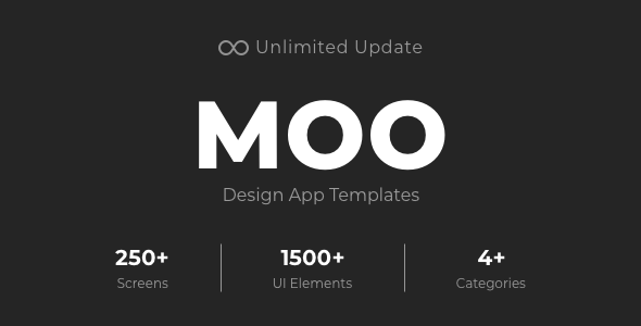 Moo Mobile App Template Design Ui Kit By Capi Creative Design Themeforest