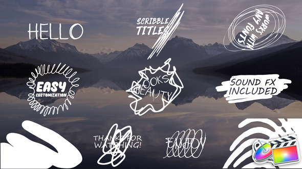Cartoon Scribble Titles | FCPX
