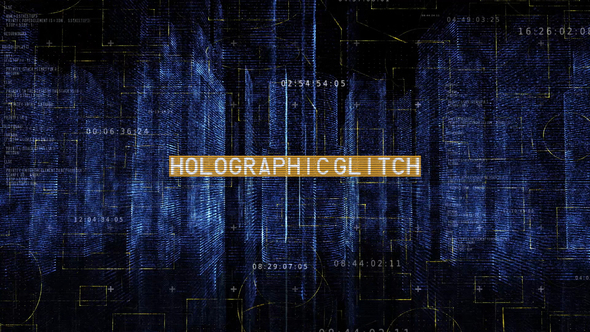 Holographic City Opener - VideoHive 24418211