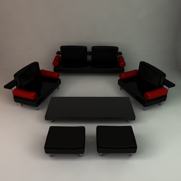 Living Room Set - 3Docean 81036