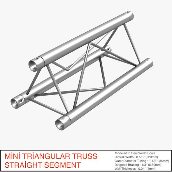 Mini Triangular Truss - 3Docean 24421419