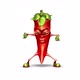 Strong Pepper - Looped Dance on White Background - VideoHive Item for Sale