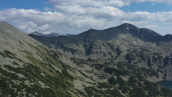 Aerial View Above Pirin Mountain  alt