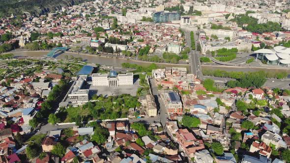 Presidential Palace In Avlabari. Birds Eye View  alt