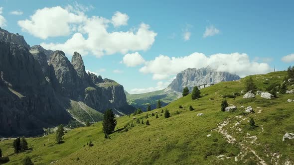 Mountain landscape, Alta Badia, Italy