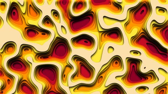 Swirly Cut Out Background Fire