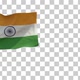 India Flag on Flagpole with Alpha Channel - 4K - VideoHive Item for Sale