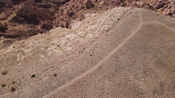 Cappadocia Landscape Aerial View. Turkey. Goreme National Park alt