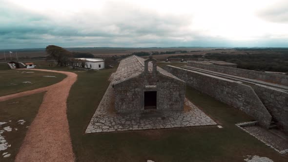 Chapel at Fortaleza de Santa Teresa, Rocha Department, Uruguay alt