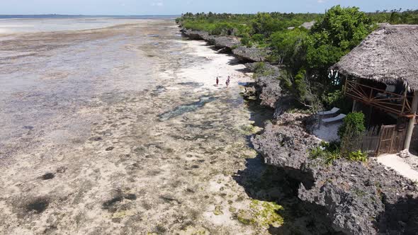 Ocean Landscape Near the Coast of Zanzibar Tanzania alt