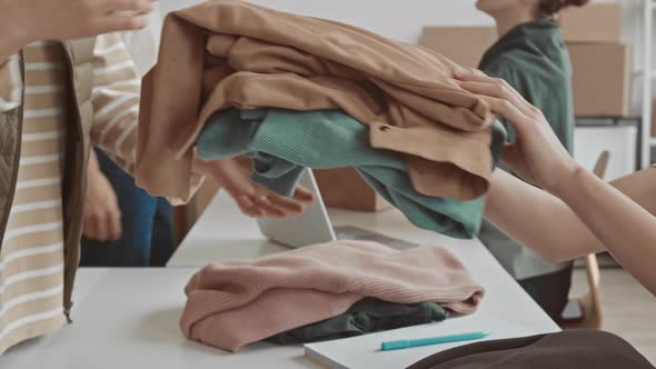 Donating Clothes and Food for Charity alt