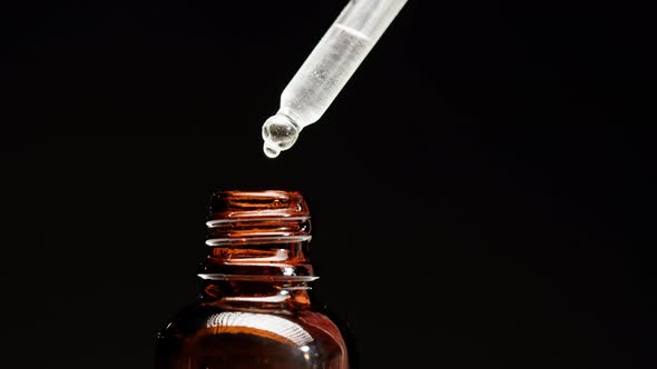 Dripping Oil From Pipette Closeup Plant Juice alt