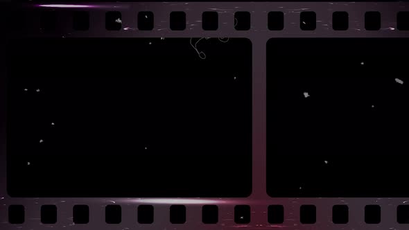 Retro template. Opacity or screen mode usage for overlay your video. Negative film.