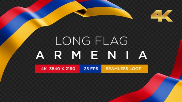 Long Flag Armenia alt