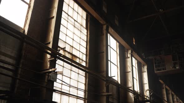 Abandoned Power Plant with Large Windows  Abandoned Factory alt