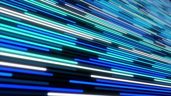 Abstract Background Blue neon line digital colourful 