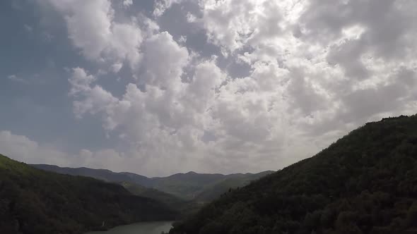 Aerial Mountains and Clouds alt