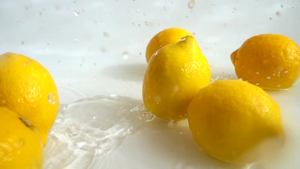 Washing of Lemons, Stock Footage | VideoHive