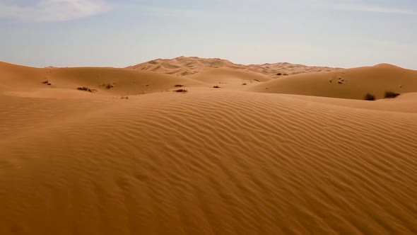 Empty Quarter, is the world's largest sand desert. It is the world stock video Footage