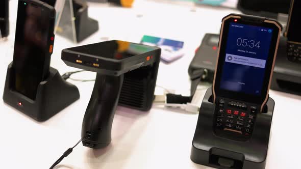 Collection of Various Vintage Cellphones in the Shop alt