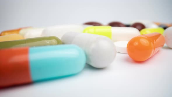 Collection of Medicinal Pills and Tablets alt