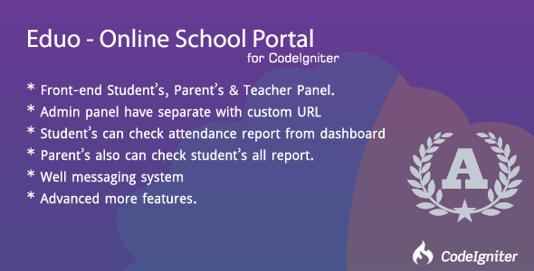 Eduo - Online School Portal