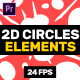 2D Circles Elements // MOGRT - VideoHive Item for Sale