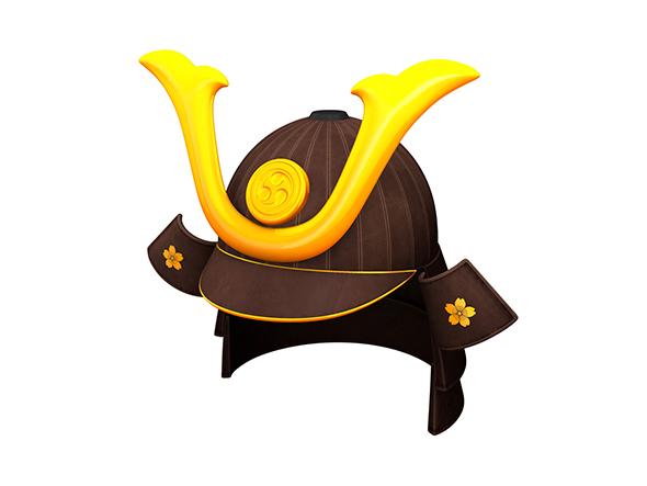 Samurai Helmet - 3Docean 24429742