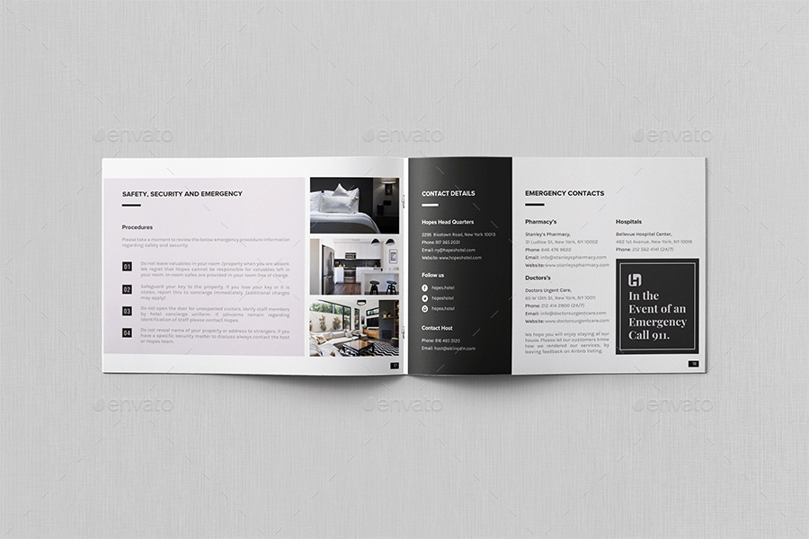 Airbnb House Manual/Guidebook Template by ProbitsPK | GraphicRiver